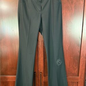 Theory Black Boot Cut Dress Pants